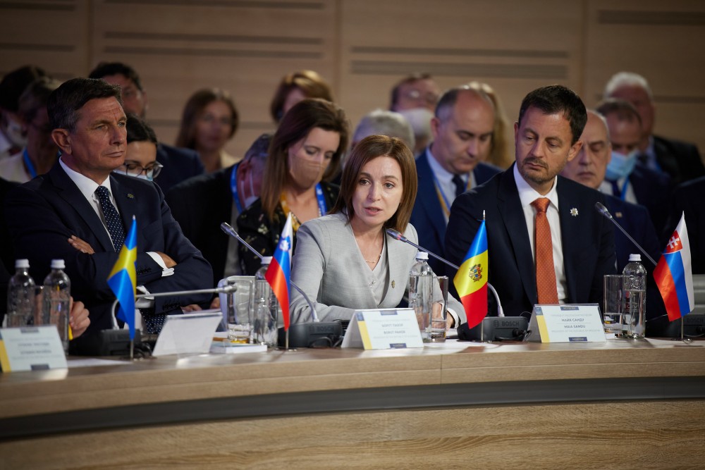 Maia Sandu la Kiev: „Republica Moldova reafirmă sprijinul neclintit pentru suveranitatea și integritatea teritorială a Ucrainei”